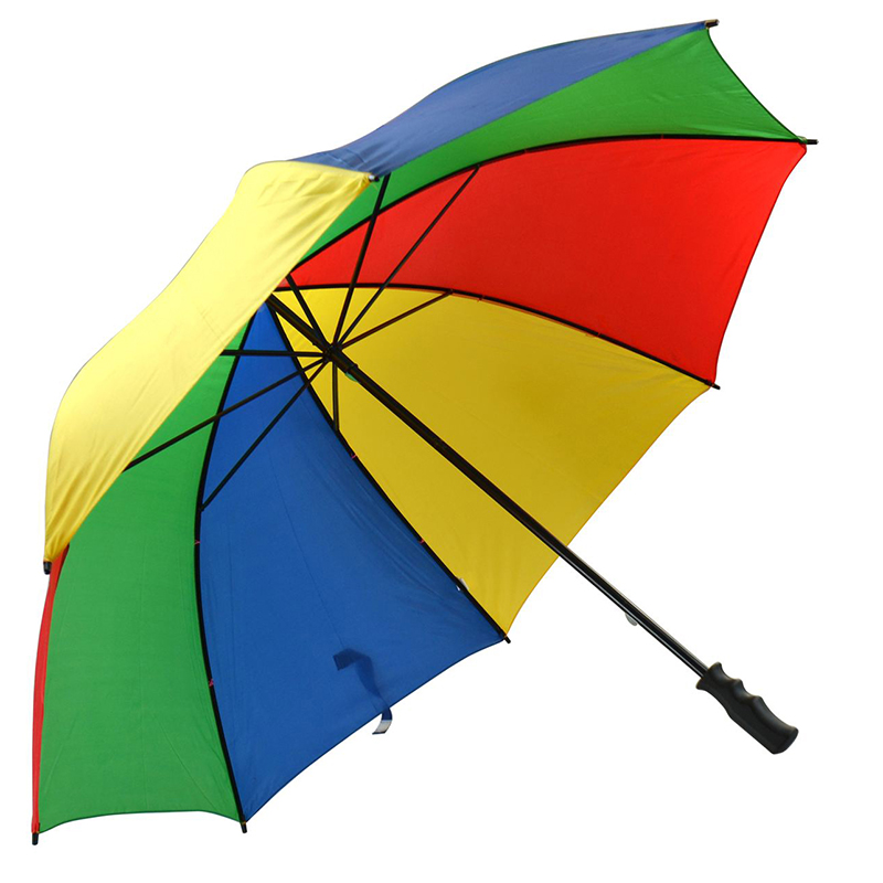 Paraguas de lluvia de deporte al aire libre de gran tamaño, función de apertura manual, paraguas de golf