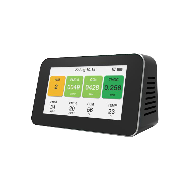 Probador de la calidad del aire Detector láser portátil PM2.5 Detector Monitor inteligente para el automóvil de la oficina