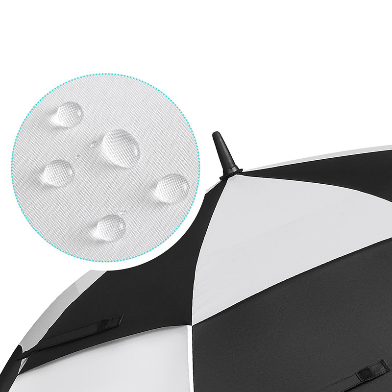 Paraguas de golf automático con mango EVA de gran tamaño resistente al agua
