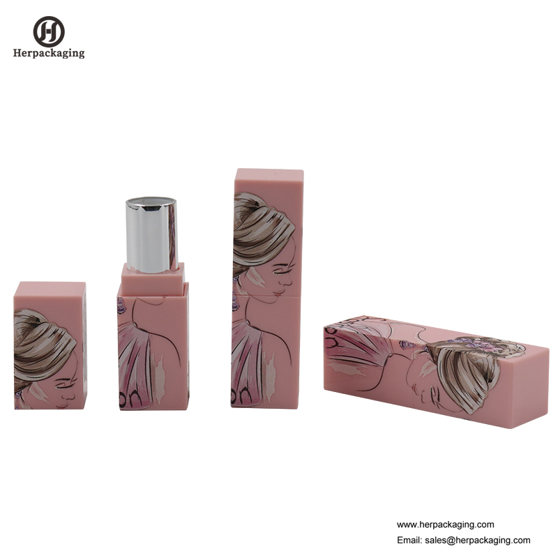 HCL412 Estuche de lápiz labial vacío Contenedores de lápiz labial Tubo de lápiz labial embalaje de maquillaje con tapa de clip magnético inteligente Soporte de lápiz labial