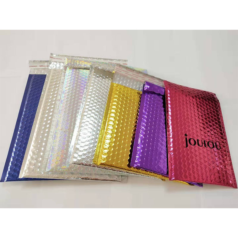 Sobre Burbuja Metálico Brillante Multicolor tamaño personalizado