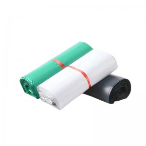 franqueo biodegradable del sobre del mensajero blanco bolsa de plástico de correo de plástico