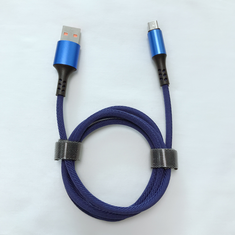 Cable de datos micro de carga rápida a micro 2.0 USB trenzado de carga rápida para micro USB, tipo C, carga y sincronización de rayos de iPhone