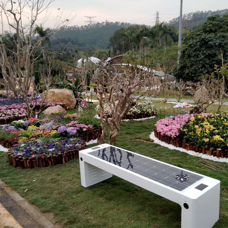 Solar Park Bench Smart City Producto Verde