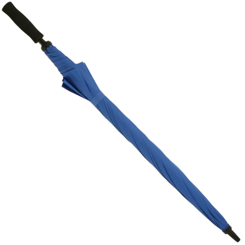 2019 marco de fibra de vidrio a prueba de viento más vendido tela de pongee paraguas de golf abierto manual
