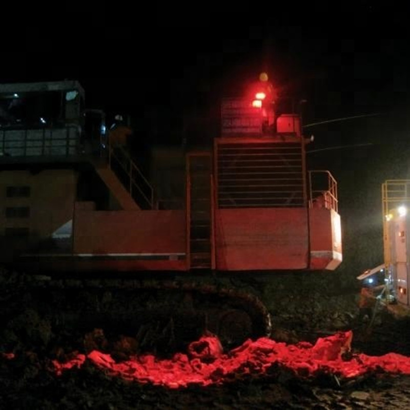 Grúa Safet Rojo o Azul Claro para Almacén