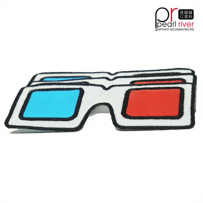 parche de tpu con lentes de base de fieltro