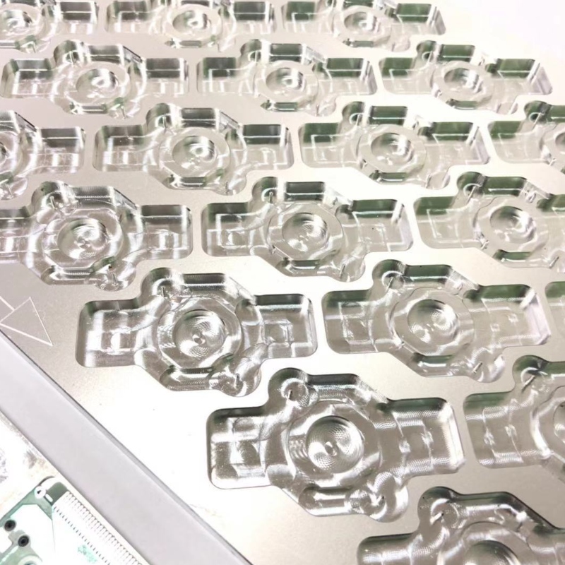 Piezas de mecanizado CNC de aluminio Placa de circuito electrónico Accesorio de ajuste de prensa