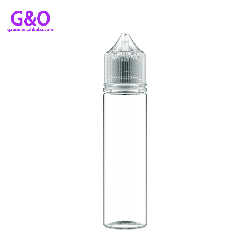 Botella de gorila gordita transparente de 60 ml botella de gotero de plástico eliquid al por mayor gorila gordita botellas de gotero de plástico unicornio unicorn vape contenedor de aceite de humo