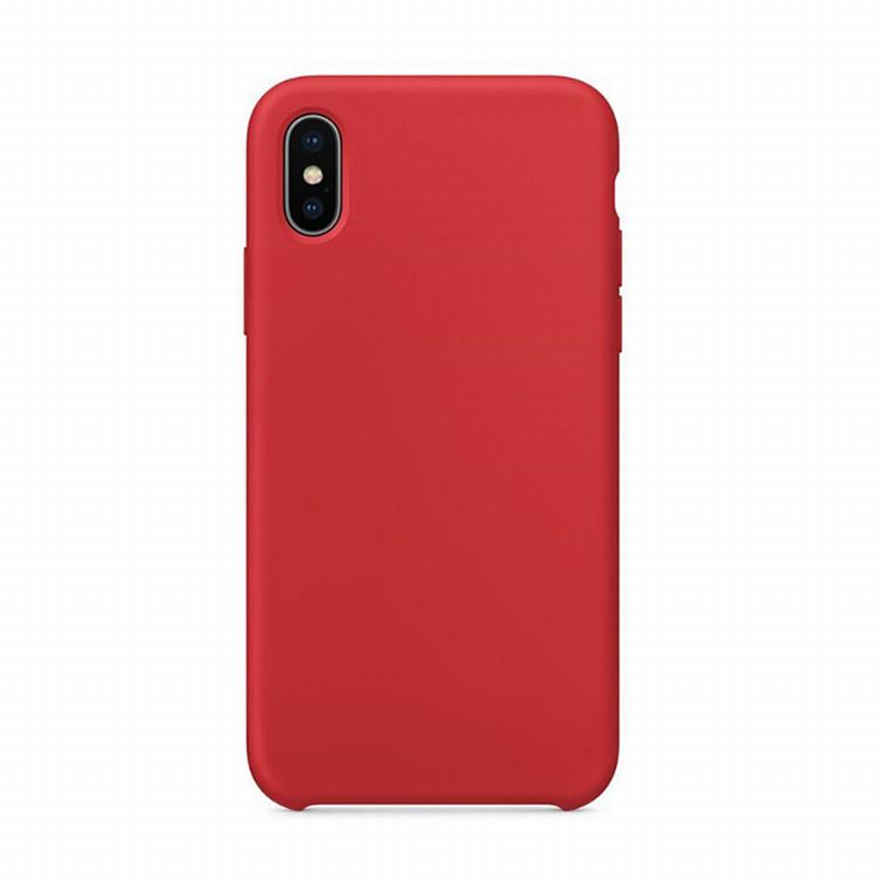 logotipo personalizado funda de silicona líquida para teléfono