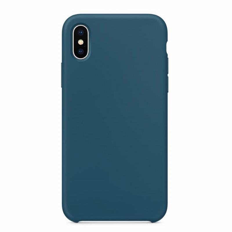 logotipo personalizado funda de silicona líquida para teléfono