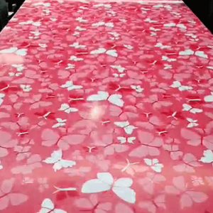 Placa de acero impresa