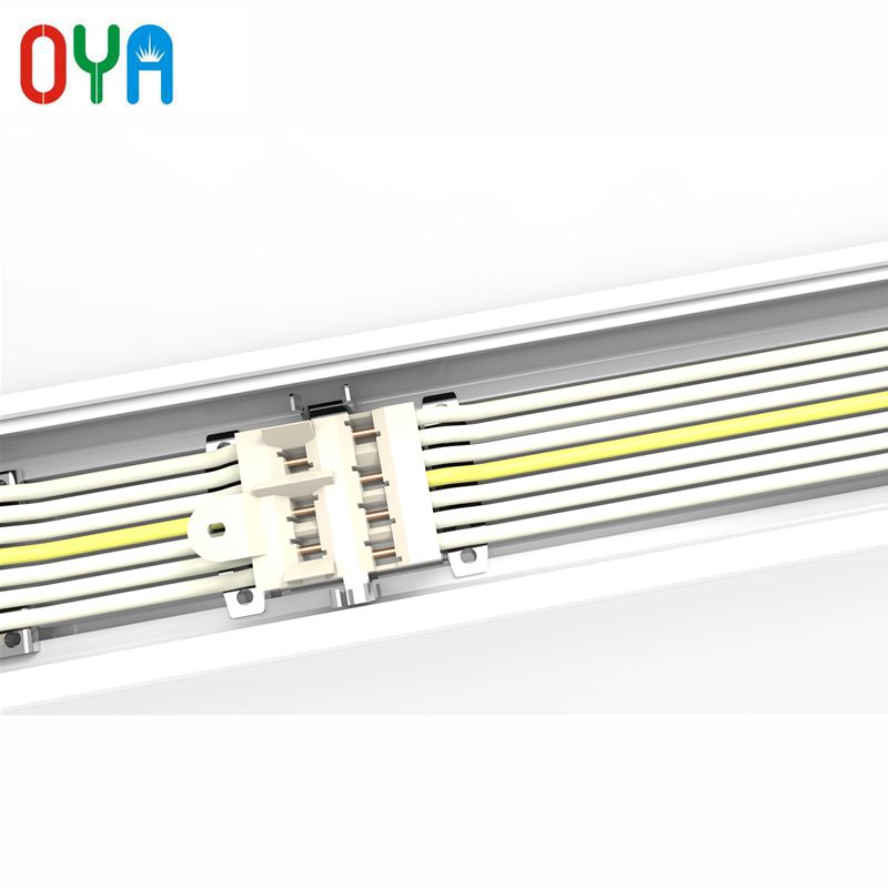 Sistema de iluminación lineal LED PWM regulable de 60 W con riel de 7 hilos