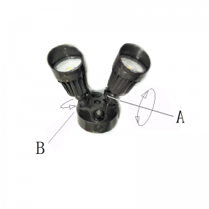 Luces LED para exteriores con sensor de movimiento de seguridad