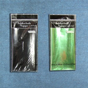 Happy Birthday Party Home Decoration Foil mantel Apple Green Color Mat Mantel metálico