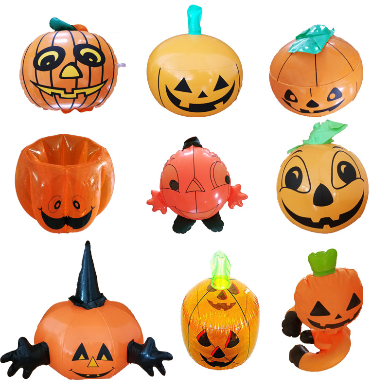 Accesorios decorativos inflables de Halloween Calabaza