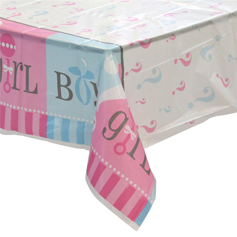 Baby Shower Mantel Cuadrado Plastico Vajilla Mantel