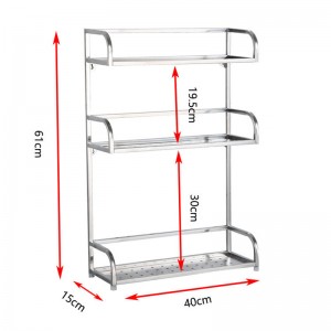 Especiero de acero inoxidable, portacuchillas, estante de almacenamiento