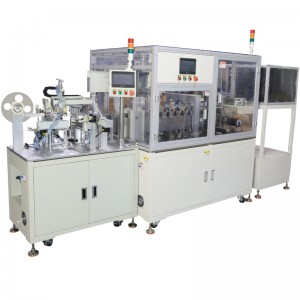 Aplicador automático de cola de aleta de cable óptico