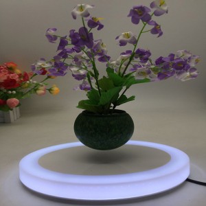 Bote de bonsai de aire de levitación magnética giratoria 360, maceta flotante PA-0702