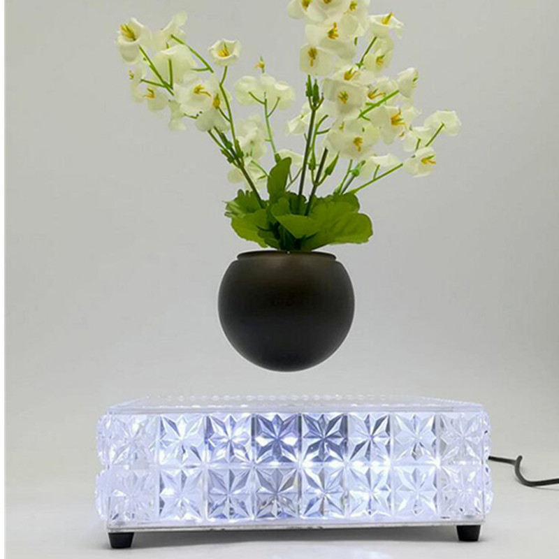 luz de cristal de levitación magnética flotante de aire flotante bonsai estanque plantador PA-0717