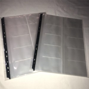 Alta transparencia Tarjeta de nombre Protector Páginas