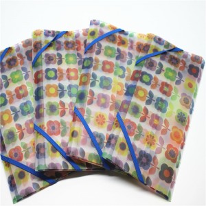 Carpeta de cajas de plástico PP con elástico