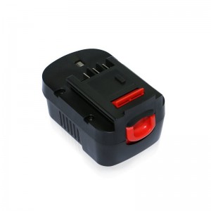 Reemplazo de batería de herramienta inalámbrica Ni-Mh 14.4V 3000mAh para Black \u0026 Decker A1714, A14