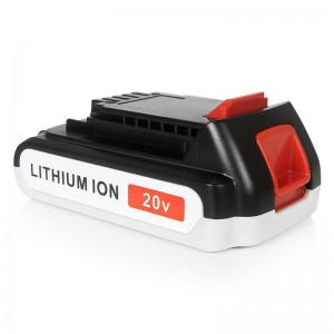 Baterías de herramientas inalámbricas de repuesto Li-ion 1500mAh 20V para Black \u0026 Decker LB20, LBX20, LBX4020, LB2X4020