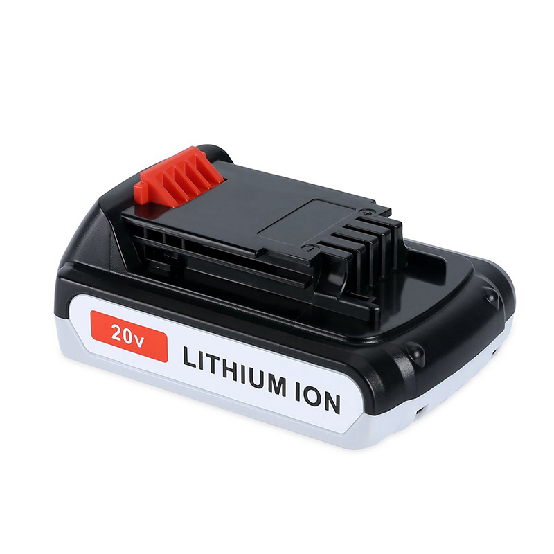 Baterías de herramientas inalámbricas de repuesto Li-ion 1500mAh 20V para Black u0026 Decker LB20, LBX20, LBX4020, LB2X4020