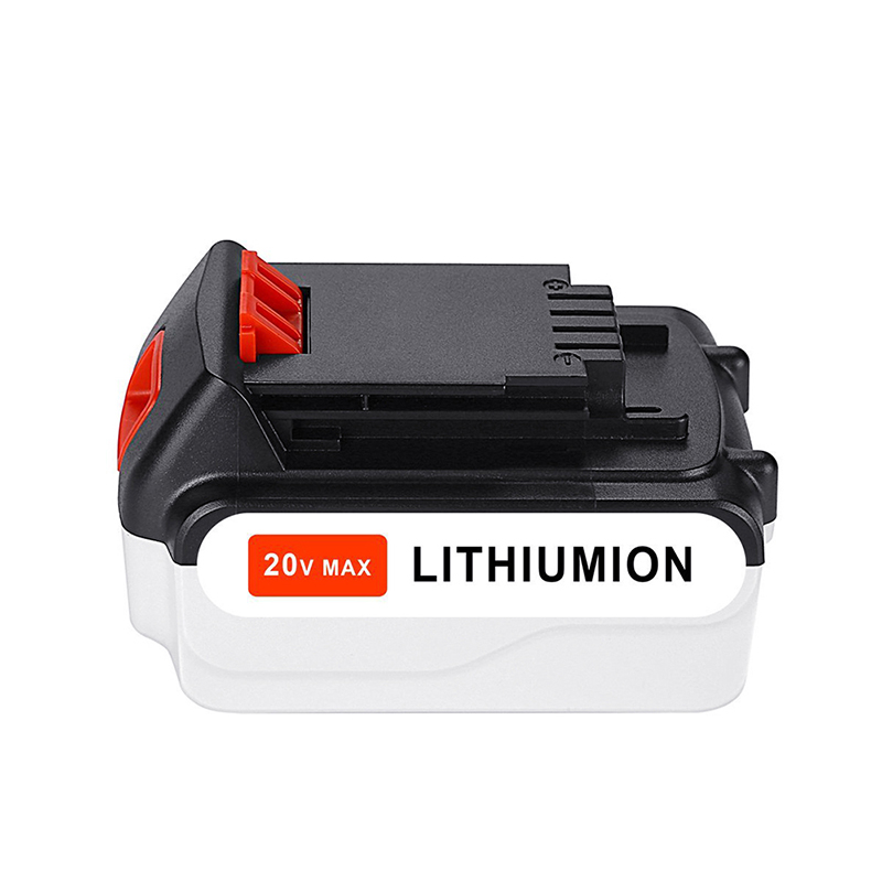 Li-ion 20V 5000mAh Baterías de repuesto Herramientas inalámbricas para Black u0026 Decker LB20, LBX20, LBX4020, LB2X4020