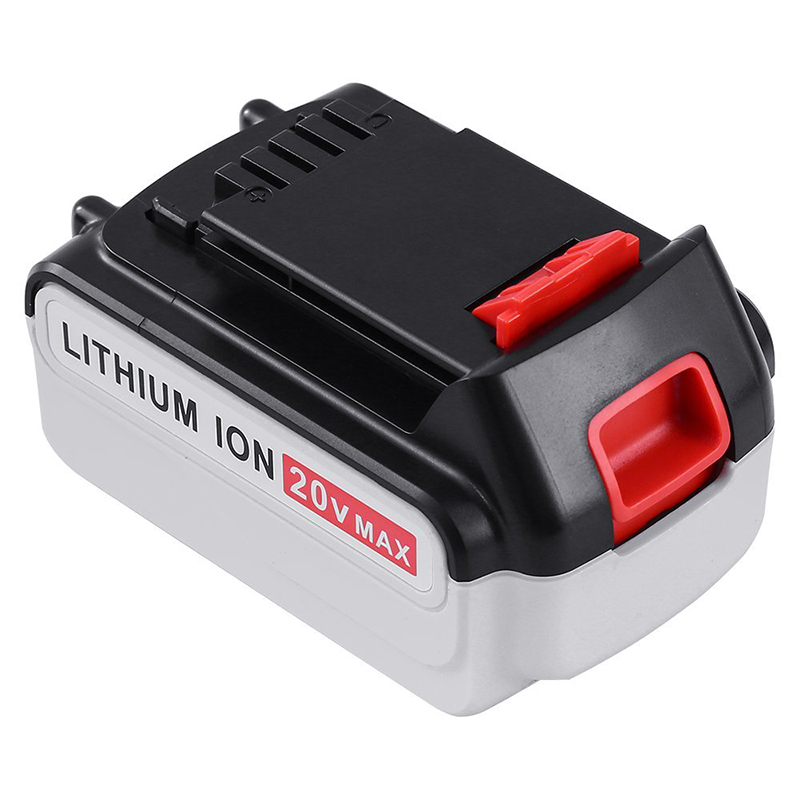 Li-ion 20V 5000mAh Baterías de repuesto Herramientas inalámbricas para Black u0026 Decker LB20, LBX20, LBX4020, LB2X4020