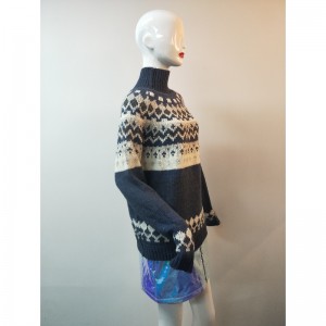 BLUE ABIGAIL FAIRISLE PATRÓN JUMPER RLWS0014F