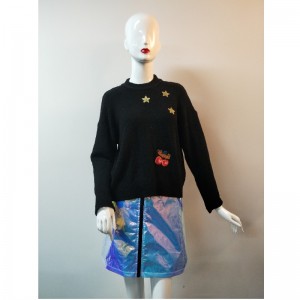 SUDADERA NEGRA RLWS0061F