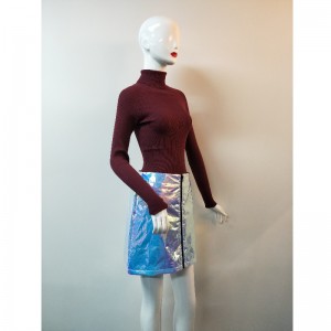 JERSEY DE ALTO COLLAR ROJO RLWS0062F