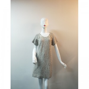 JERSEY DE LONGITUD DE LUNA CORTA GRIS RLWS0086F