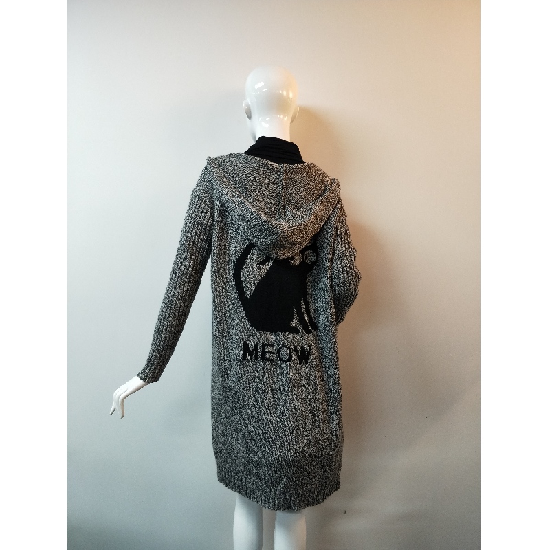 JERSEY CARDIGAN GRIS RLWS0091F