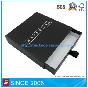 Cajonera de cartón rígido negro