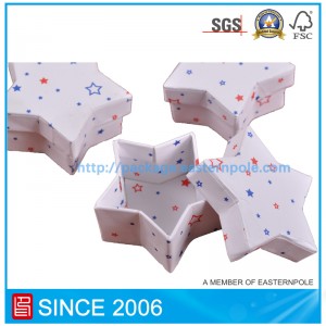 Caja de regalo en forma de estrella