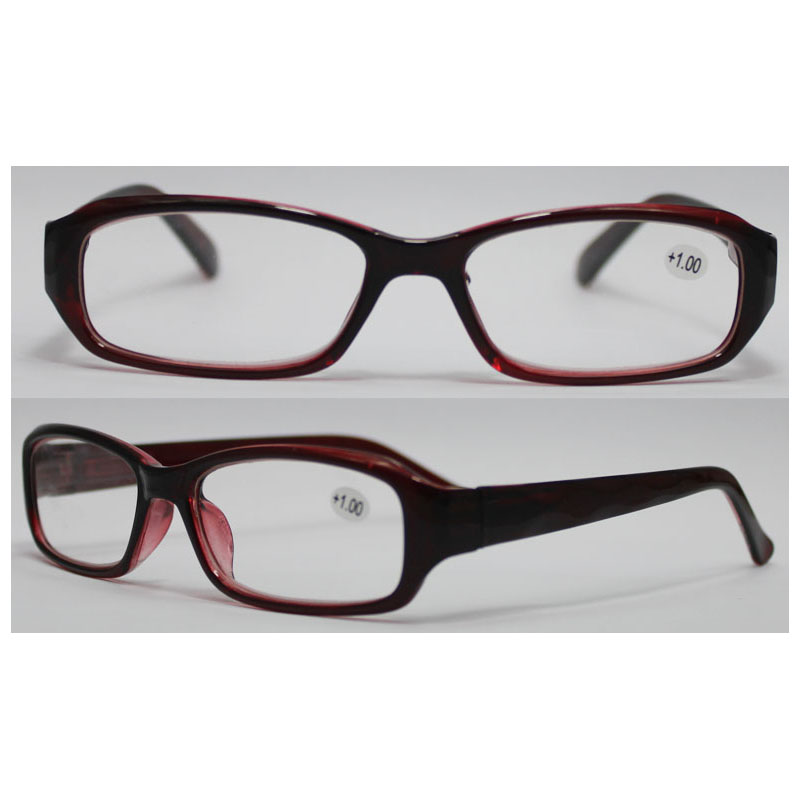 Gafas de lectura de plástico, marco de PC para hombres y mujeres.