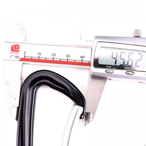 Gancho al aire libre campamento de escalada bloqueo principal hebilla de escalada mosquetón de tuercas multifunción equipo de liberación rápida al aire libre orificio de detección de bloqueo de seguridad tornillo d bloqueo principal...