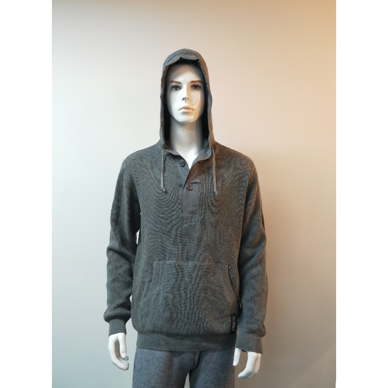 JERSEY CON CAPUCHA GRIS RLMS0004F