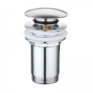 Cobre chapado en latón, haga clic en clac pop up residuos para cuenca