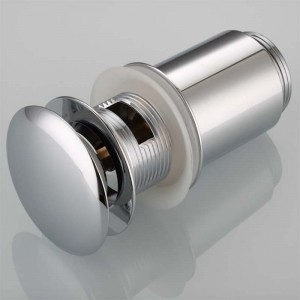 Cobre chapado en latón, haga clic en clac pop up residuos para cuenca