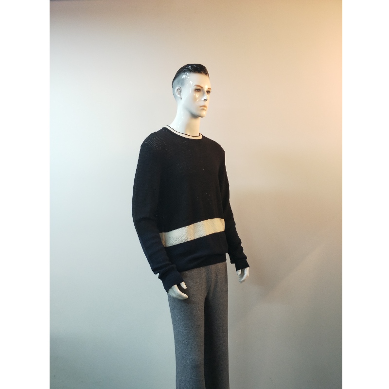 SUDADERA RAYAS BLANCAS RLMS0020F