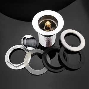 Pop-up de cromo pulido pop-up clic clac residuos