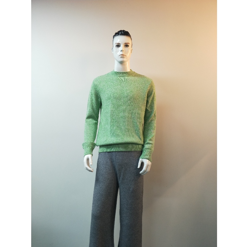 JERSEY DE CUELLO REDONDO DE AGUACATE VERDE RLMS0027F