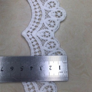 2 # encaje de seda de leche, poliéster / encaje de nylon, encaje de algodón