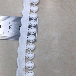 8 # encaje de seda de leche, poliéster / encaje de nylon, encaje de algodón