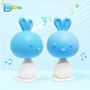 El bebé suave masticable de encargo al por mayor confunde mordedor del bebé mordedor de la seguridad de la dentición de los juguetes del bebé 51